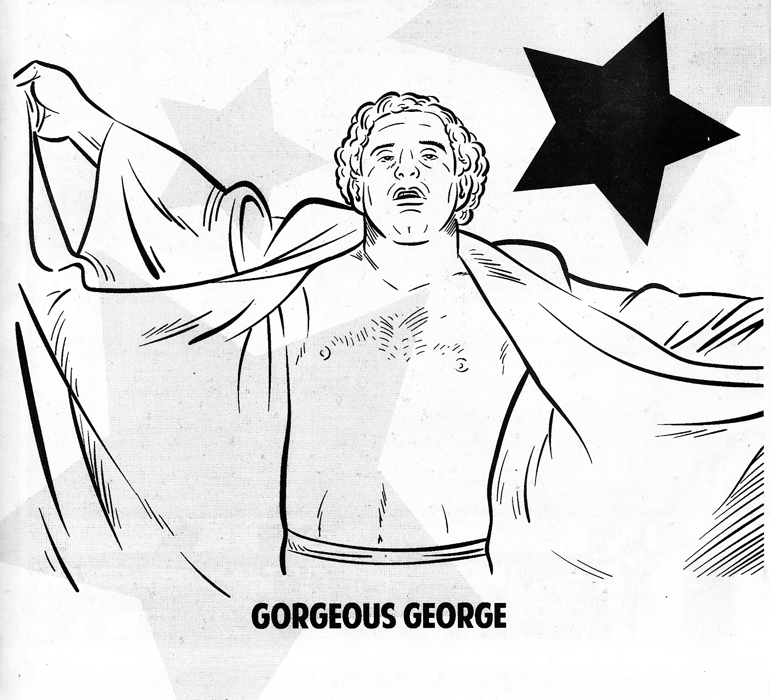 The Daily Orca-One Punk's Guide to Professional Wrestling-Gorgeous George by Art Fuentes