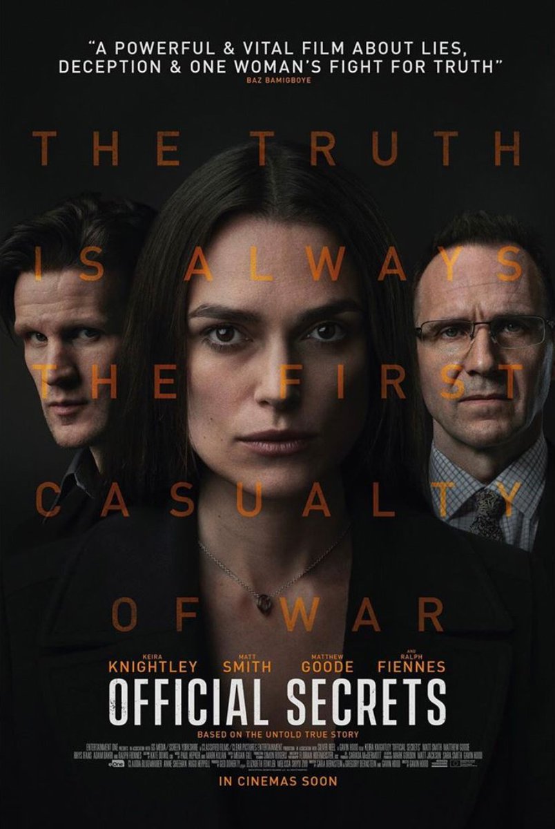 The Daily Orca-Film Review-Official Secrets (2019)