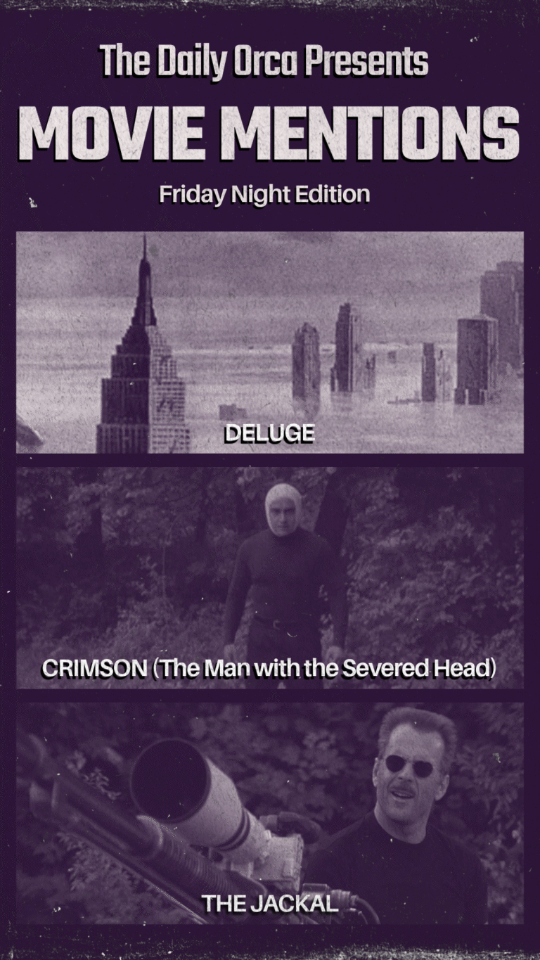 The Daily Orca - Movie Mentions