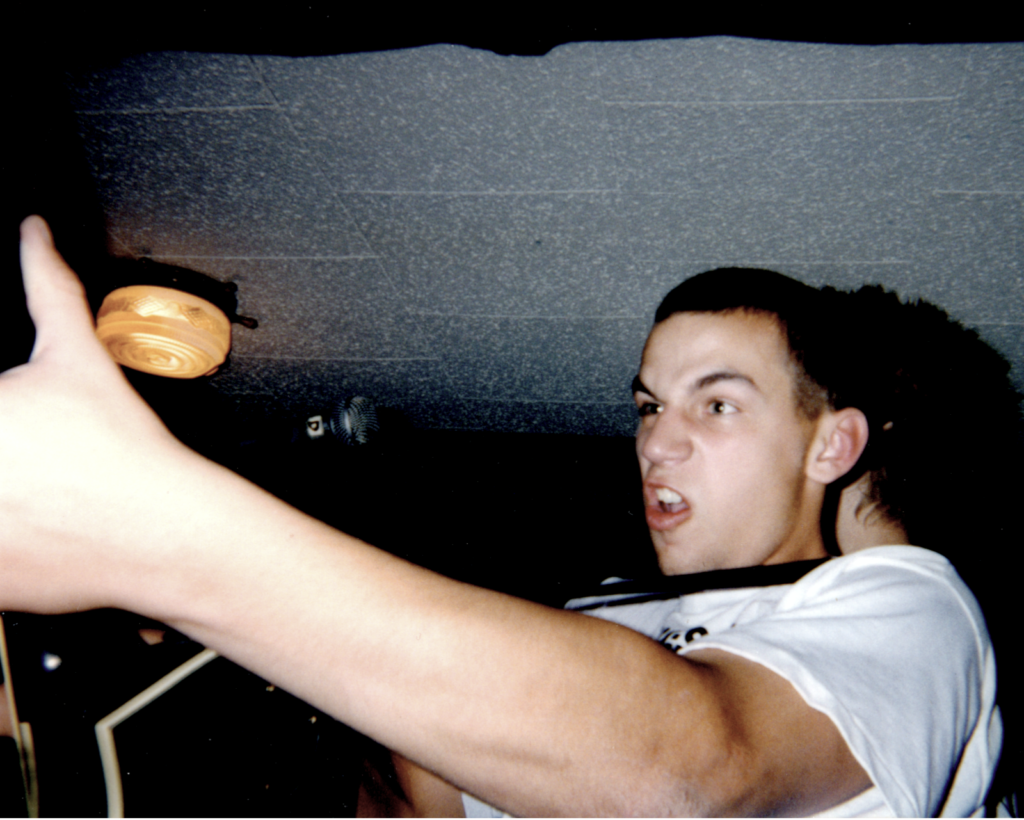 Photo Blitz: BBF and his guitar / Perot House / Fargo, North Dakota / Summer 1997